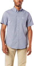 Dockers Mens Regular Fit Short Sleeve Casual Shirt (Standard and Big & Tall)