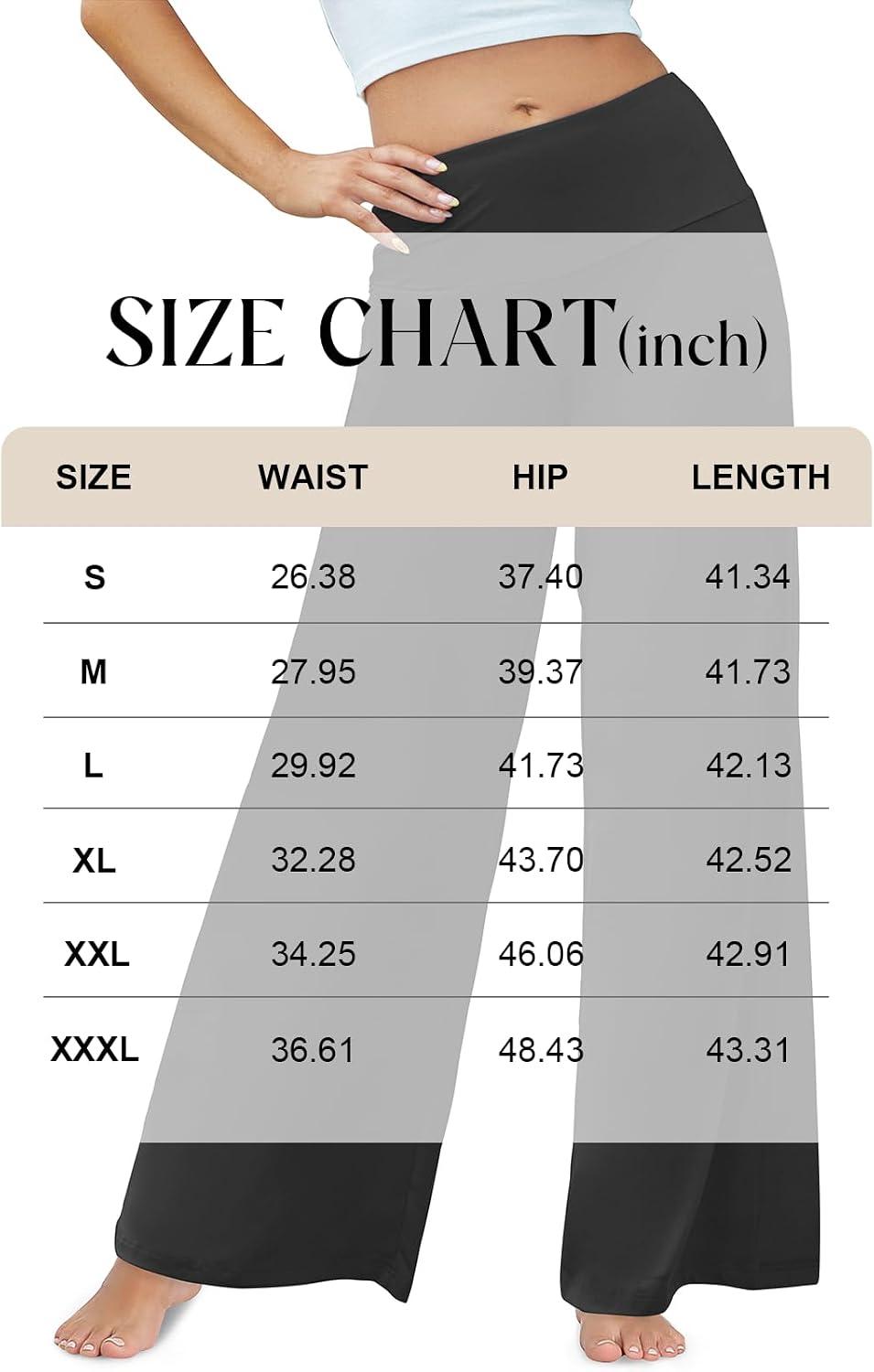 Arolina Palazzo Pants for Women Wide Leg Flowy Pants Casual Comfy High Waist Summer Pants
