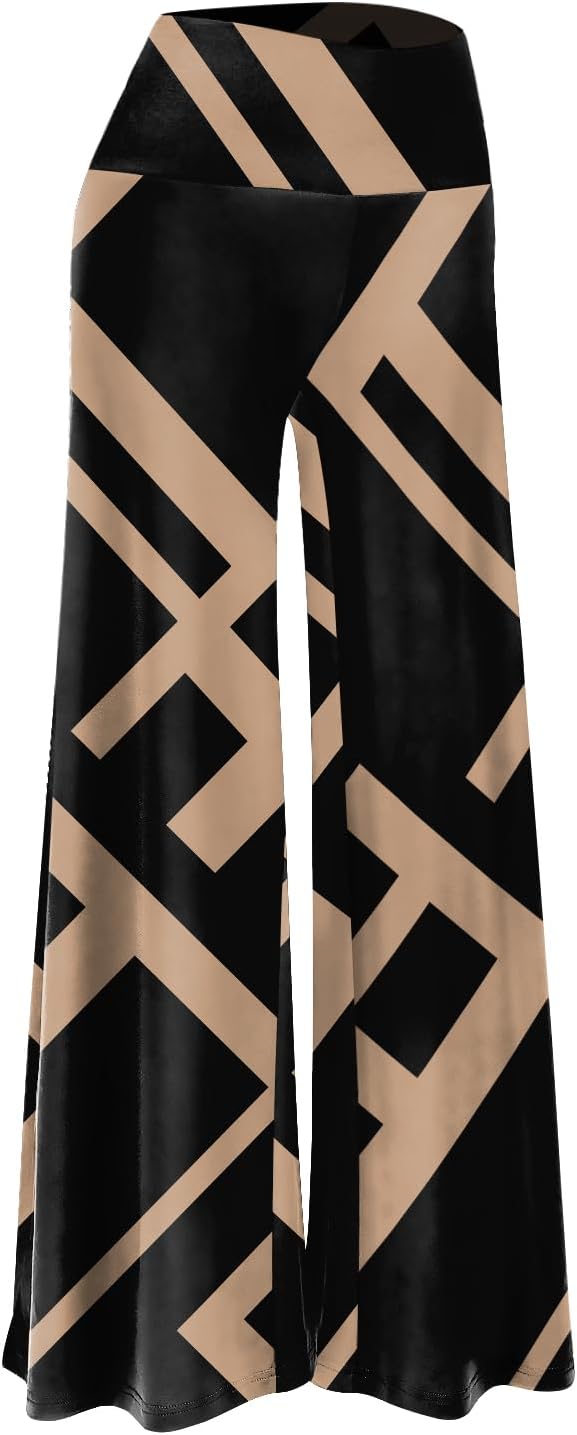 Arolina Palazzo Pants for Women Wide Leg Flowy Pants Casual Comfy High Waist Summer Pants