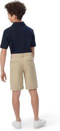 French Toast Boys' Flat Front Microfiber Performance Stretch Short