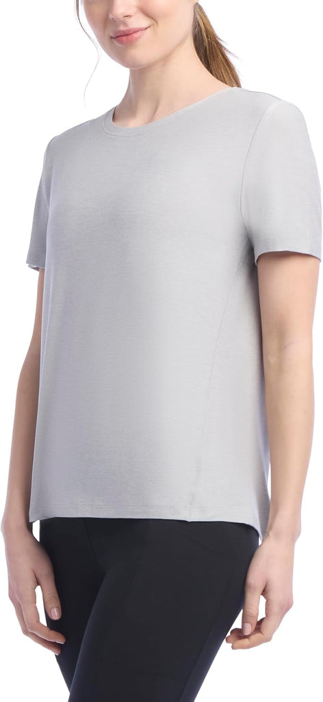 Jockey Women's 2 Pack Butter Soft Short Sleeve Active T-Shirt