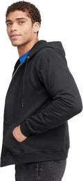 Hanes Men's Zip-up Hoodie, Ecosmart Fleece Full-zip Hoodie for Men, Hooded Sweatshirt