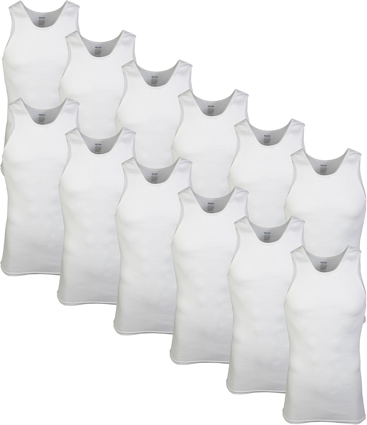 Gildan Men's A-Shirts Tanks Multipack