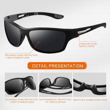 Load image into Gallery viewer, suoso Polarized Sports Sunglasses for Men: UV400 Protection Glasses Wrap Around Goggles for Driving Fishing