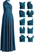72styles Maxi Infinity Dress for Bridesmaids, Convertible Multi-Way Wrap