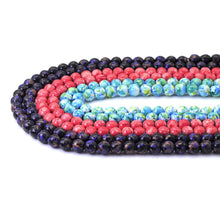 Load image into Gallery viewer, Colorful Hematite Round Smooth Beads, Sku#S164C