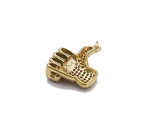 Load image into Gallery viewer, CZ Gold Thumb up Gesture Charm, Sku#LK771