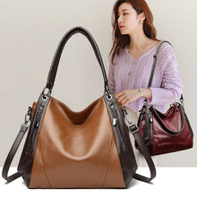 Load image into Gallery viewer, Women's Soft Leather Tote Bag - Urban Minimalist Shoulder Bag with Multiple Compartments
