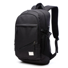 Load image into Gallery viewer, Anti-Theft USB Charging Laptop Backpack – Water-Resistant Nylon Travel Bag with Shoulder Straps