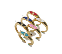 Load image into Gallery viewer, Enamel Star Stackable Ring, Y580