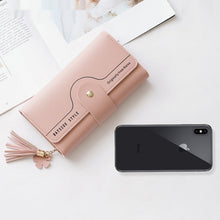 Load image into Gallery viewer, Geometric Letter Buckle Clutch Bag With Tassel And Petal Design For Young Women