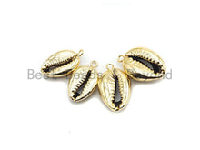 Load image into Gallery viewer, Full Silver Plated  Natural Cowrie Shell Pendant,SKU# V100
