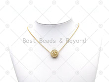 Load image into Gallery viewer, CZ Flower Spacer Beads, Sku#LK557