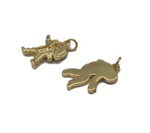Load image into Gallery viewer, Gold Enamel Astronaut Charm, Sku#LD278
