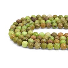 Load image into Gallery viewer, Genuine Green Opal Round Smooth Beads, Sku#U1896