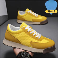 Load image into Gallery viewer, Men's Retro Running Shoes - Thick Sole Height Increase Sneakers | Breathable Mesh Athletic Shoes