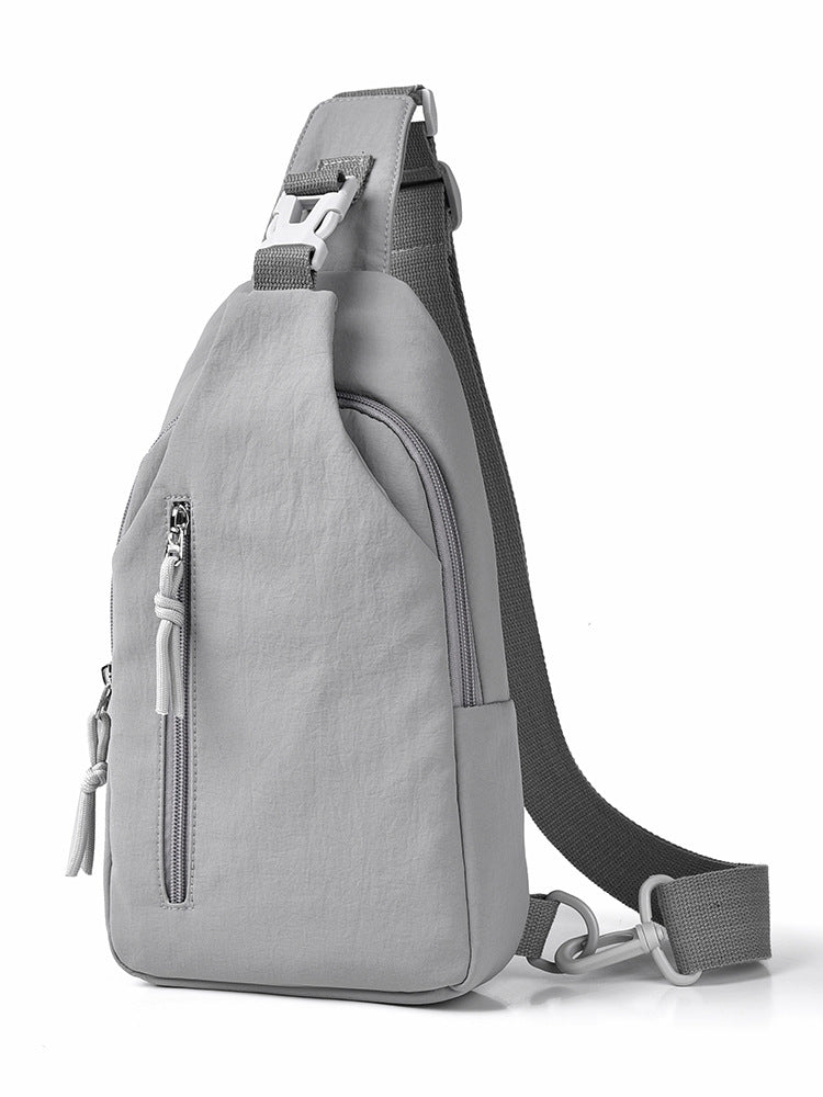 Women's Nylon Crossbody Bag – Compact Chest Pack | Casual Streetwear Shoulder Bag