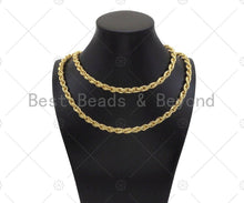 Load image into Gallery viewer, High-Quality Chunky 7mm Rope Chain, wholesale chain, sku#E533