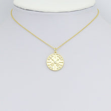 Load image into Gallery viewer, Gold Silver Arrows On Round Coin Charm Pendant, Sku#L724