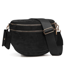 Load image into Gallery viewer, Women's Suede Crossbody Bag – Round Fashion Shoulder Bag
