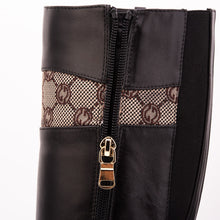 Load image into Gallery viewer, The Bellina Black Leather Women’s Knee-High Women Boot