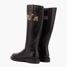 Load image into Gallery viewer, The Bellina Black Leather Women’s Knee-High Women Boot