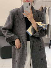 Load image into Gallery viewer, Above-the-knee Long Double-faced Wool Coat For Women