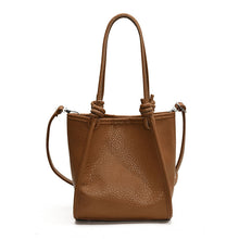 Load image into Gallery viewer, Women's High-Capacity Crossbody Bucket Bag - PU Leather Shoulder Bag with Adjustable Strap