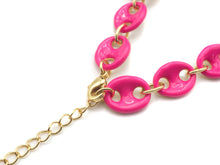 Load image into Gallery viewer, Enamel Hand Made Oval Anchor / Mariner Chain Bracelet, E520
