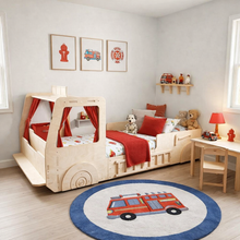 Load image into Gallery viewer, 5 ALARM- Fire Engine Floor Bed