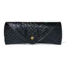 Load image into Gallery viewer, Black Textured Leather Sunglasses Cover