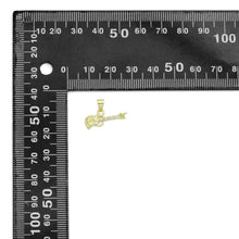 Load image into Gallery viewer, CZ Gold Guitar Charm Pendant, Sku#LK1199