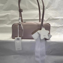 Load image into Gallery viewer, French Baguette Style PU Leather Underarm Tote Bag for Women - Elegant Horizontal Handbag with Lace Detail