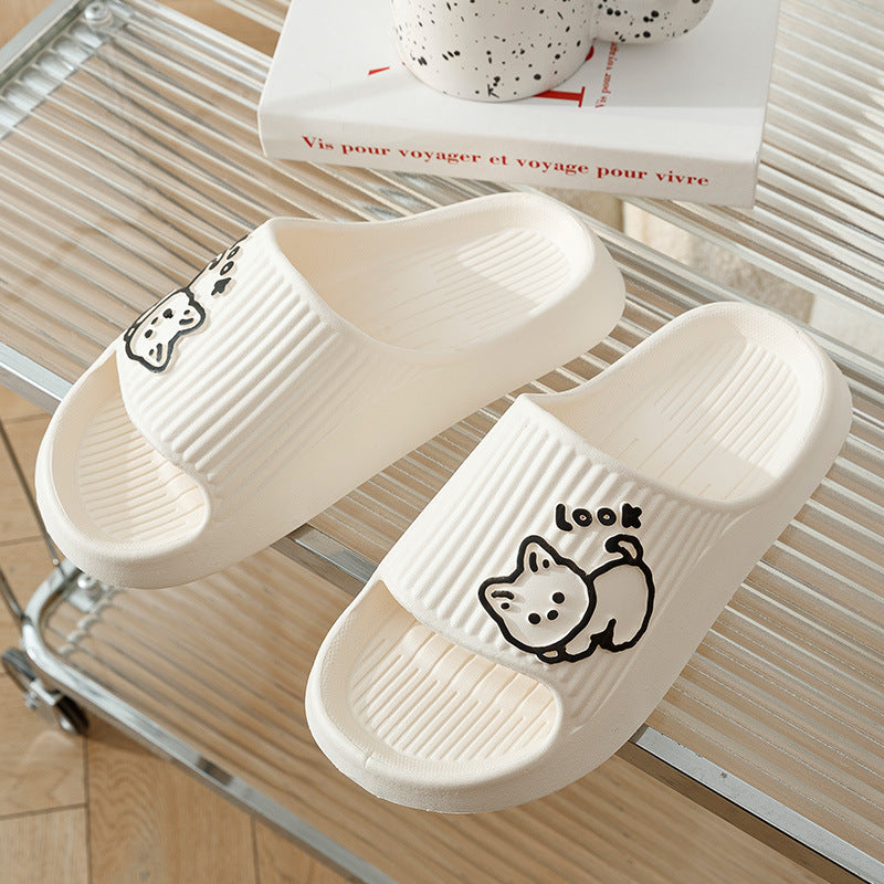 Cute Cat Slippers | Summer Women Home Shoes