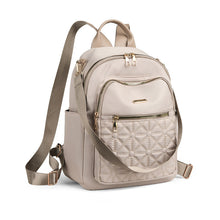 Load image into Gallery viewer, Women's Lightweight Nylon Backpack - High Capacity Travel Bag with Multiple Pockets