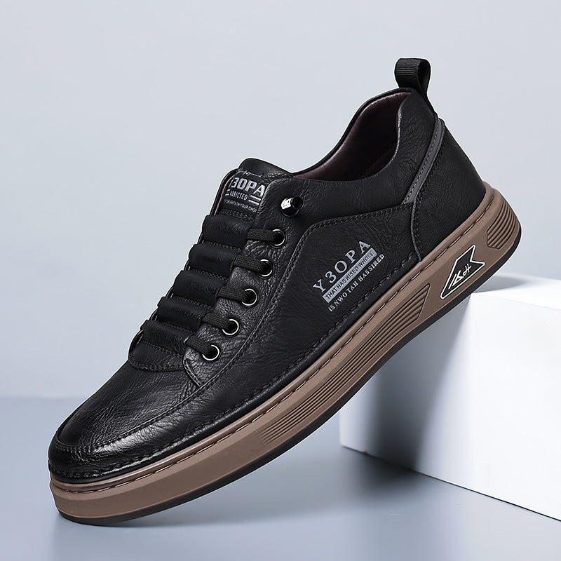 Men's Chunky Sole Sneakers - Breathable Casual Fashion Shoes