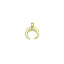 Load image into Gallery viewer, Plain Gold Horn Shape Charm Pendant, Sku#LK1055