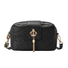 Load image into Gallery viewer, Women's Crossbody Phone Bag - Korean Style Embossed PU Leather Shoulder Bag
