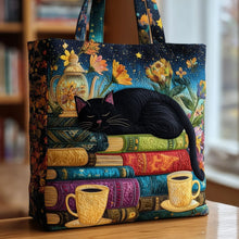Load image into Gallery viewer, Quilted Digital Print Tote Bag - High Capacity Women's Shoulder Bag with Embroidery