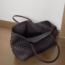 Load image into Gallery viewer, Large Capacity Embossed PU Leather Shoulder Tote Handbag