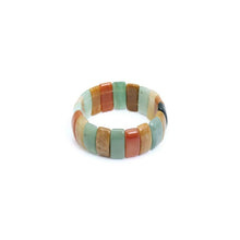 Load image into Gallery viewer, 10x25mm Curved Rectangle Stretchy Bracelet, Sku#U1978
