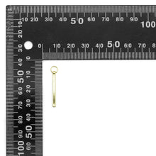 Load image into Gallery viewer, Plain Gold Long Bar Pendant, Sku#A137