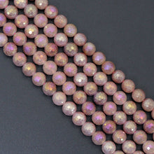 Load image into Gallery viewer, Mystic Strawberry Quartz Round Faceted Beads, Sku#U2214