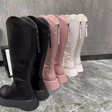 Load image into Gallery viewer, Chunky-Sole Over-the-Knee Boots