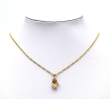 Load image into Gallery viewer, Gold CZ Flower on Hand Charm, Sku#LD316
