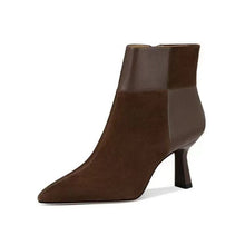 Load image into Gallery viewer, Women's Stiletto Ankle Boots - Pointed Toe High Heel Booties with Side Zipper