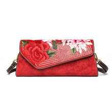 Load image into Gallery viewer, Chinese Floral Embroidered Shoulder Bag | Elegant Women's Handbag