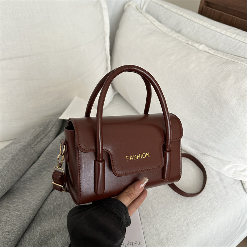 Women's Quilted PU Leather Crossbody Bag – Minimalist Streetwear Style