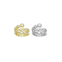 Load image into Gallery viewer, Round Dot CZ Wrap Ring, Sku#A341