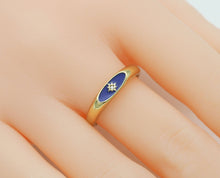 Load image into Gallery viewer, Enamel Star Stackable Ring, Y580
